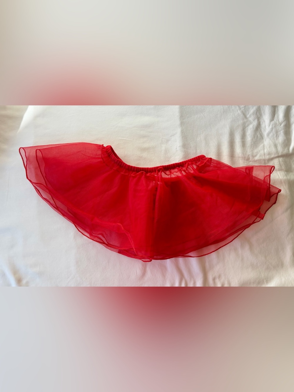 Carter’s Toddler Red Sheer Tulle Tutu Skirt Girls Size 4T